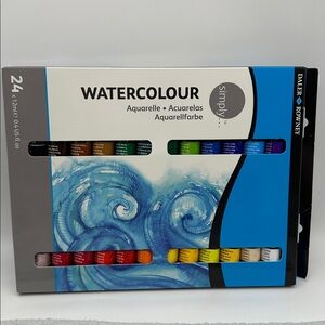 Daler Rowney WaterColour 0.4 Fl oz. Each Tube Set of 24 Tubes